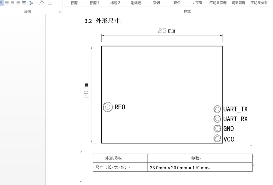 UART 無線モジュール BGRF2 超コンパクト: 100kbps 速度, -121dBm 感度 & 1μA スリープモード