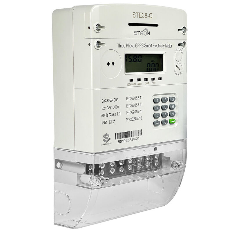 スマートSTS 3相プリペイドエネルギーメーター 4G WiFi LoRaWAN 230V電気電子メーター