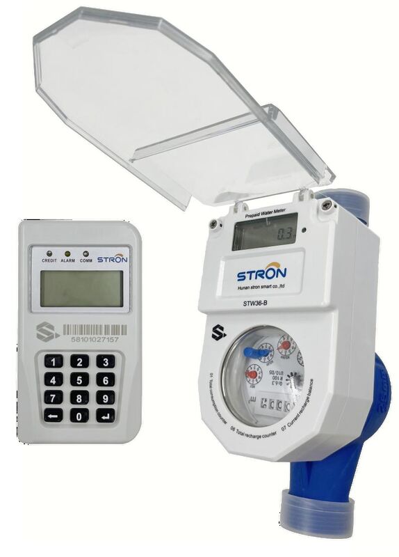 STS Prepaid Water Meter with Body Sensitive Switch Type and M-PESA Mobile Payment