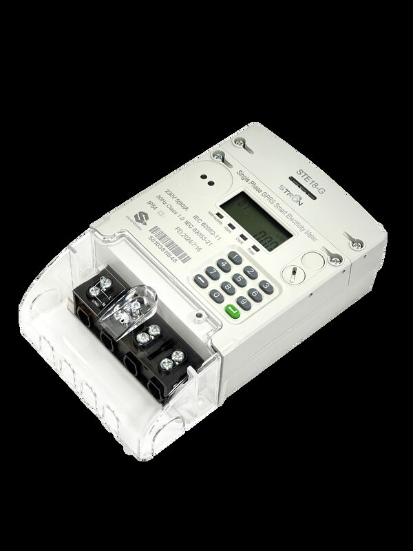 STSプリペイドキーパッド単相上部プラグインスマートGPRS電気メーター ((2G/4Gモジュール)