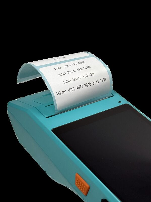 モバイル自動販売機によるドアツードアチャージ ハンドヘルド端末によるチャージ Android 9.0 ハンドヘルド決済端末 - 高速チャージ操作のためのユーザーフレンドリーなインターフェース