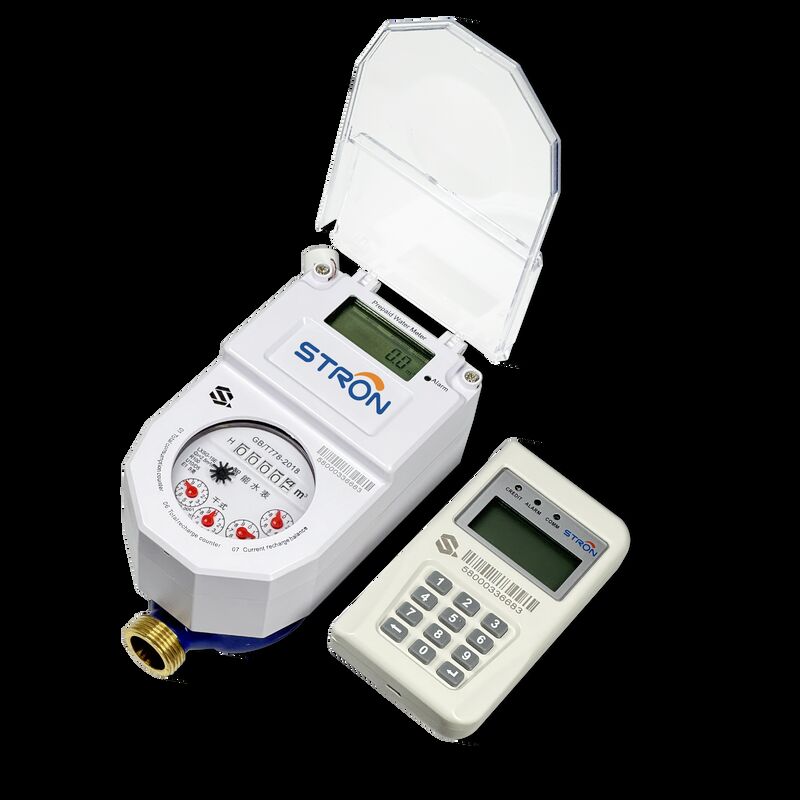 MバスRS485通信ポート内蔵、IoTスマートスプリット真鍮製水道メーター、温度0℃～50℃対応、水管理ソリューション向け