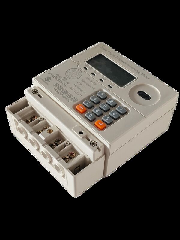 プリペイドトークン型 スマートプリペイド電力メーター 無制限容量とストロンペイベンディングソフトウェアのエネルギーサポートと統合