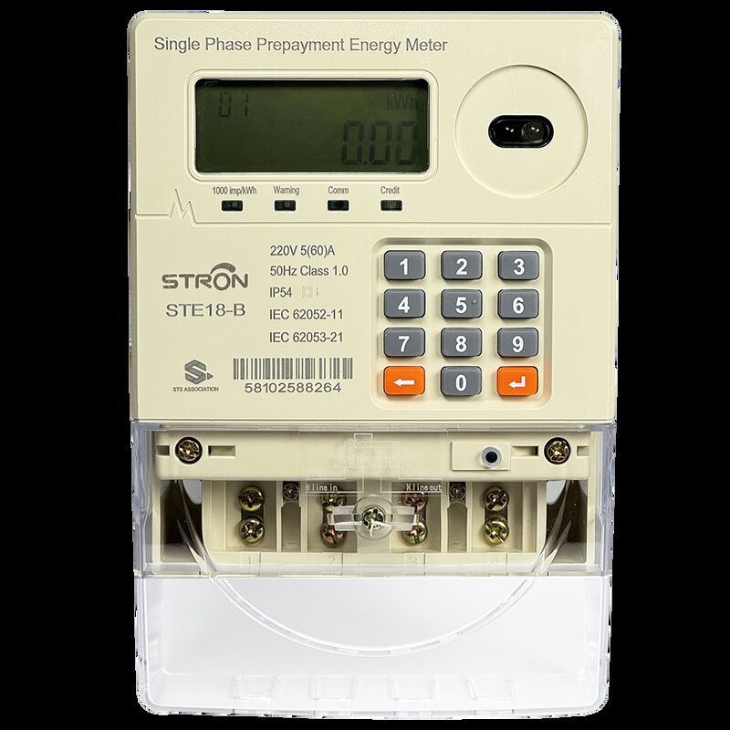 スマートプリペイド電気メーター 信用額がゼロに達すると自動リレーが切断され,安全でプリペイドの電気サービスを保証します