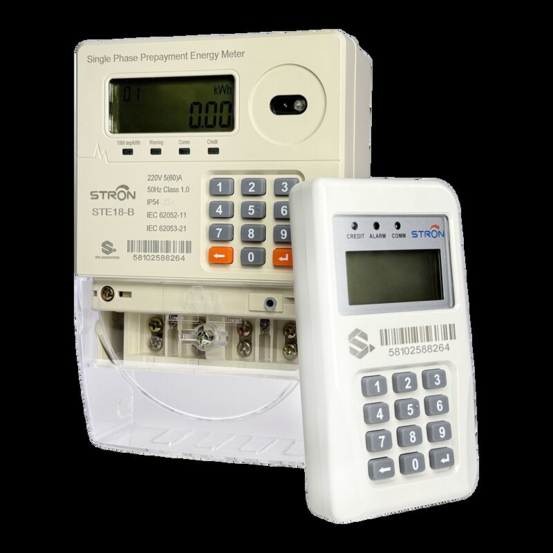 スマートプリペイド電気メーター 単相STS 顧客インターフェースユニットとRF リモートリーディング