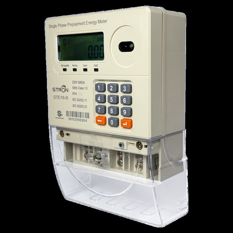 スマートプリペイド電気メーター 単相STS 顧客インターフェースユニットとRF リモートリーディング