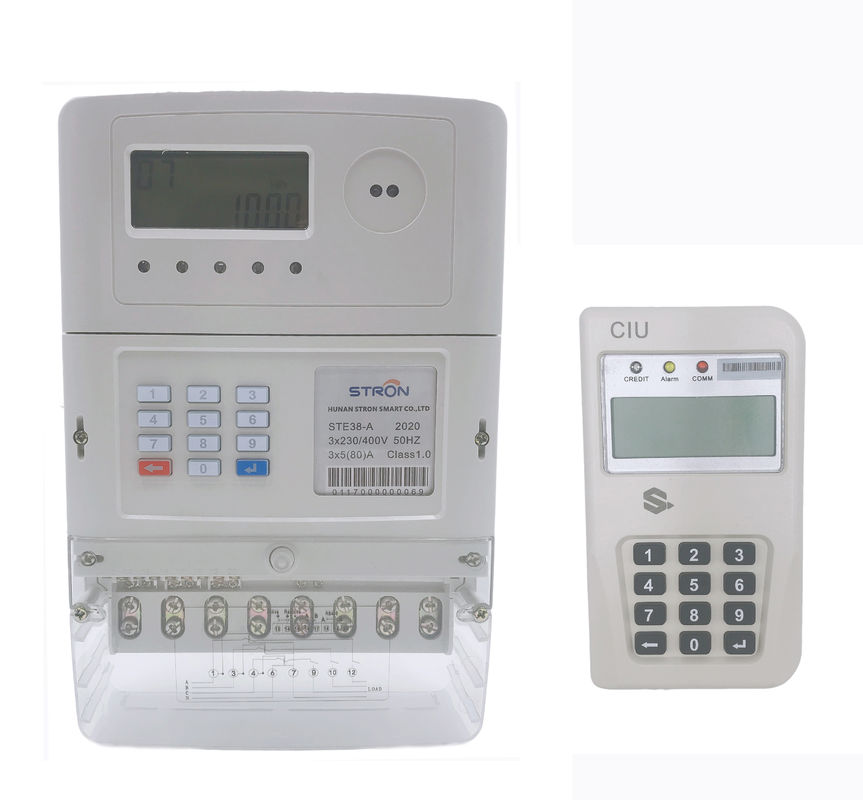 STE38-S Stron STSの標準はCIU Hotsaleの割れた三相電気の測定のメートルを前払いした