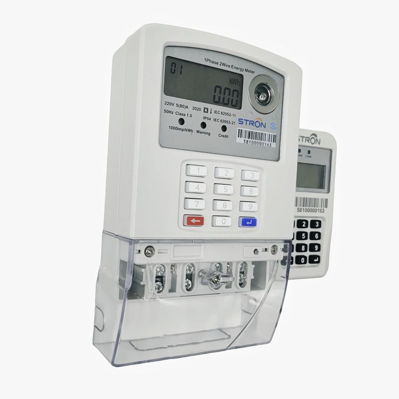 裂かれたタイプ キーパッドの単一フェーズはCIUの電気のメートルを前払いした