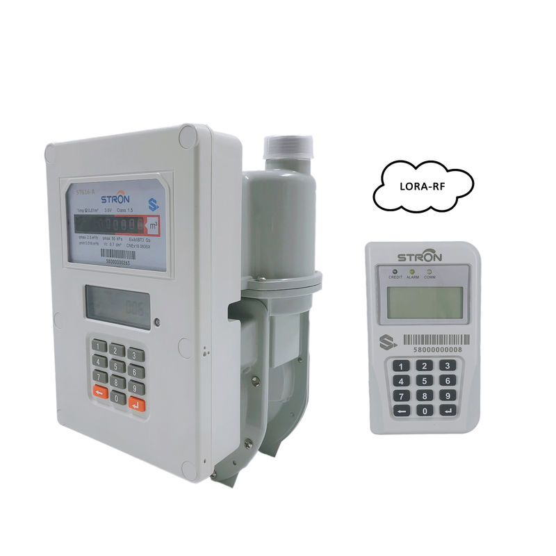 1.6m3/Hはガスおよび電気メートル行くように住宅のガス メートルを、ISO9001支払読んだ