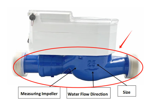 NB-IOT スマート水計による水測定 0.1-90C 水温 4-M16/8-M16/8-M16/8-M16/8-M20 接続ボルト