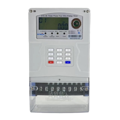 10A 3段階は電気のメートル、400imp/KWh STSの前払いのメートルを前払いした