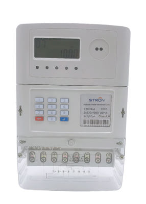 Stron STSの標準的な前払いされたキーパッドの単一フェーズの電気の測定のメートルHotsale
