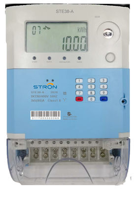 STE38-G GPRS Stron STSの標準は三相四線式電気のメートルを前払いした