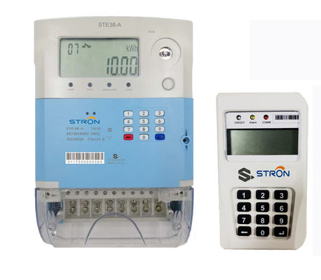 STE38-G GPRS Stron STSの標準は三相四線式電気のメートルを前払いした