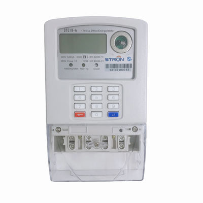 ミニGrid/Microgrid STS標準的なキーパッドによって前払いされるTOUは単一フェーズエネルギー メートルに関税を課す