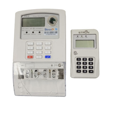 ISO14001スマートな前払いされた電気のメートル、5Aは実用的なメートルを前払いした