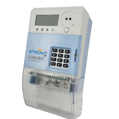 防水単一フェーズRS232 900MHzのスマートな前払いされた電気のメートル