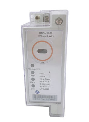 STS 10V/Mのスマートな前払いされた電気のメートル、5A世帯の電気のメートル